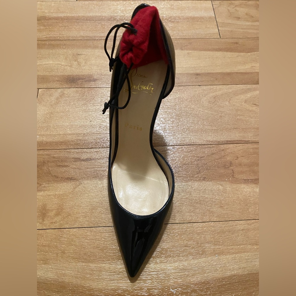 Christian Louboutin Black and Red Heels